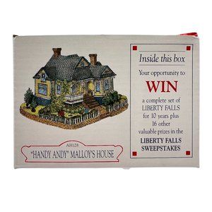 Liberty Falls HANDY ANDY MALLOYS Village HOUSE AH128 Americana Collection NEW